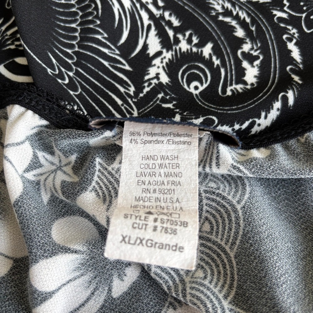 90s Vintage Rag Midi Skirt XL Floral Grunge Fairy Whimsigoth Y2K Ren Faire Beach - Picture 11 of 14